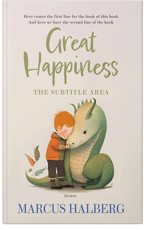 Front view of Bizarre #26882 - Premade Fantasy Book Cover