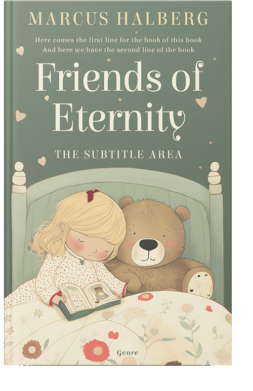 Front view of Battleship Gray #26890 - Premade Fantasy Book Cover