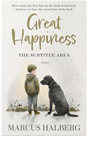 Pre Made Book Cover Spring Wood