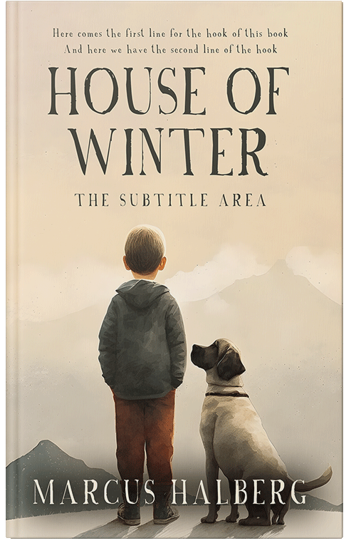 Front view of Almond #26894 - Premade Fantasy Book Cover