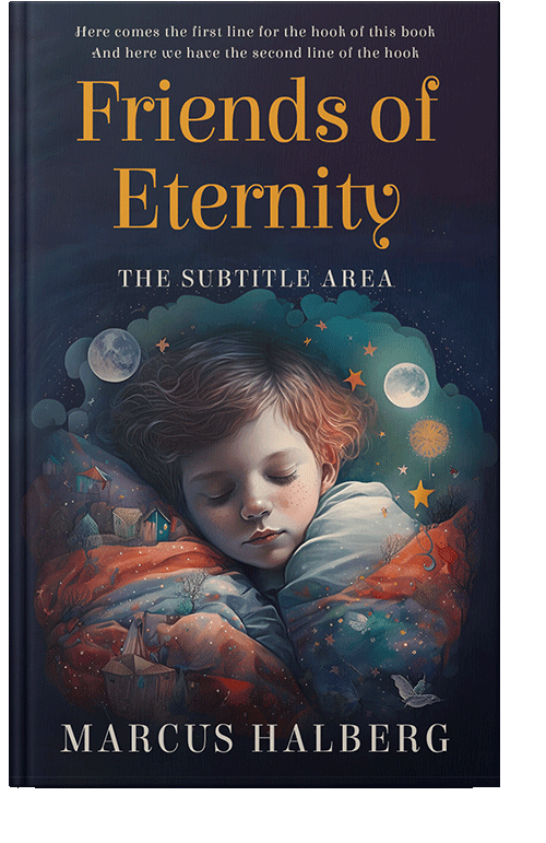 Front view of Mirage #26897 - Premade Surreal Book Cover