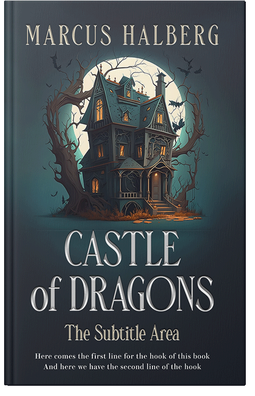 Front view of Outer Space #26898 - Premade Horror Book Cover