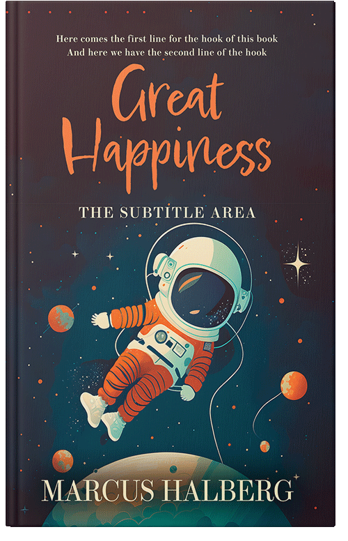 Front view of Ebony Clay #26900 - Premade Fantasy Book Cover