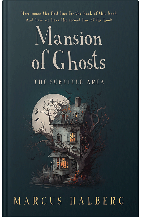 Front view of Mirage #26901 - Premade Horror Book Cover