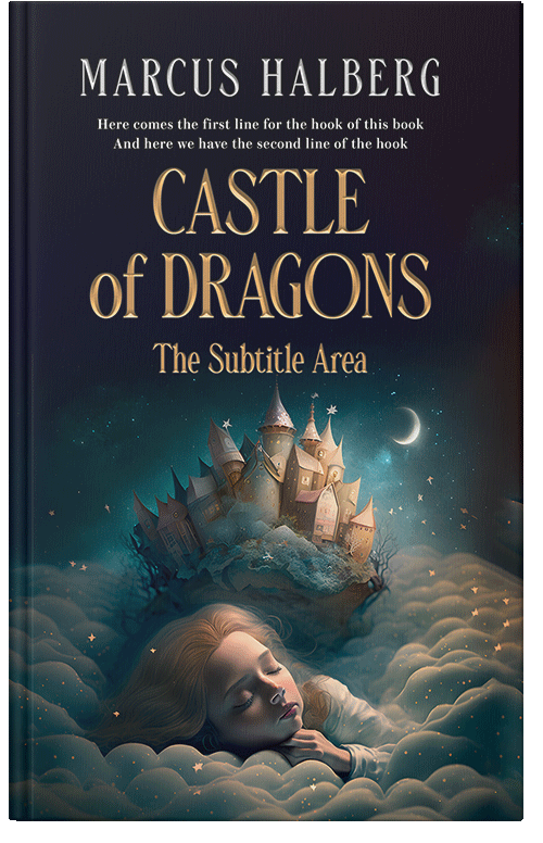 Front view of Premade Surreal Book Cover - Mirage