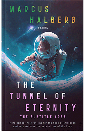 Pre Made Book Cover Steel Gray