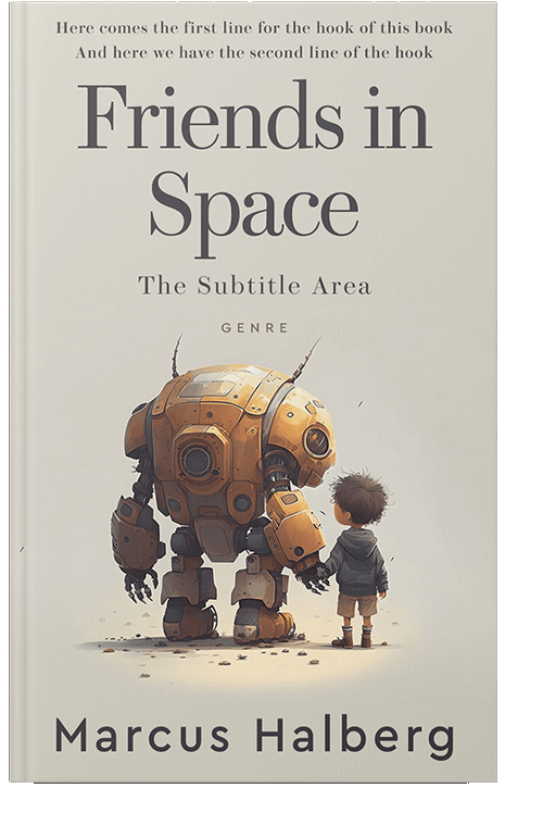 Front view of Westar #26908 - Premade Science Fiction Book Cover