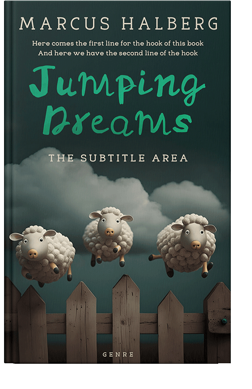 Front view of Aztec #26919 - Premade Fantasy Book Cover