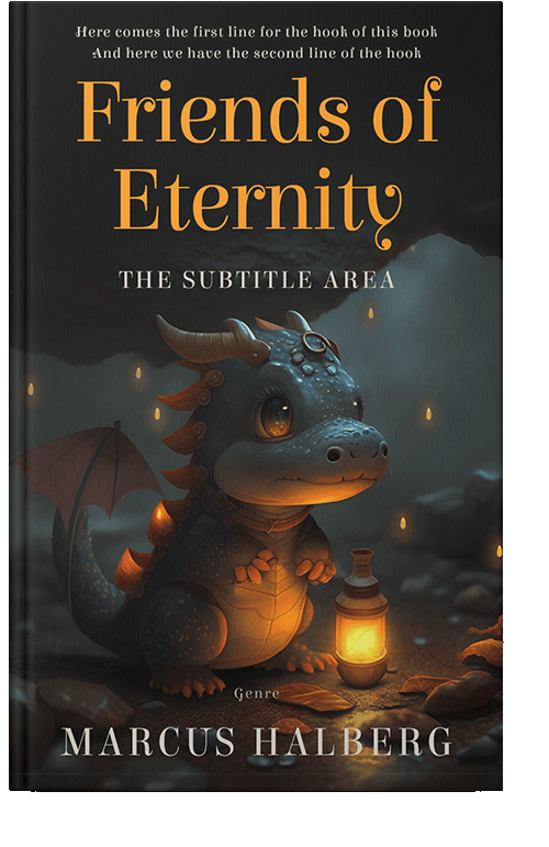 Front view of Dune #26923 - Premade Fantasy Book Cover