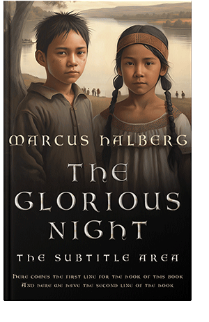 Pre Made Book Cover Tan