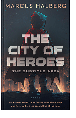 Pre Made Book Cover Ebony Clay