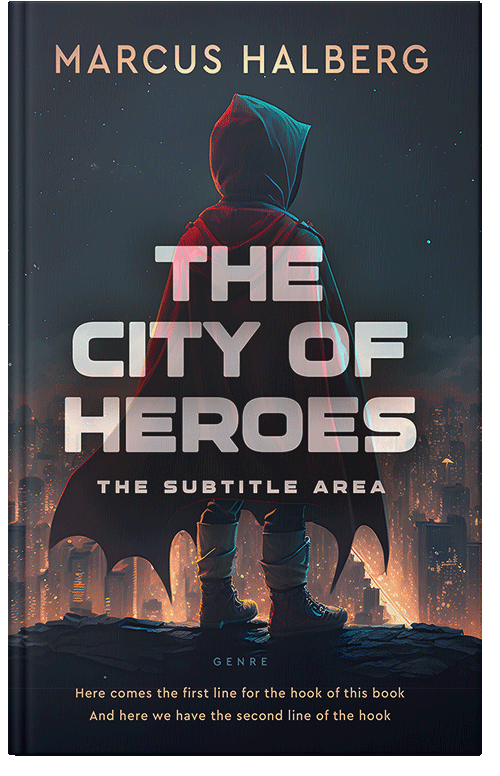 Front view of Ebony Clay #26945 - Premade Fantasy Book Cover