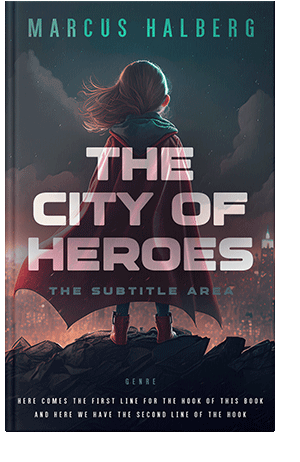 Pre Made Book Cover Ebony Clay