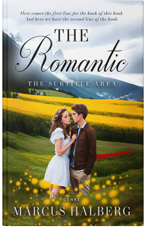 Front view of Mischka #26969 - Premade Romance Book Cover
