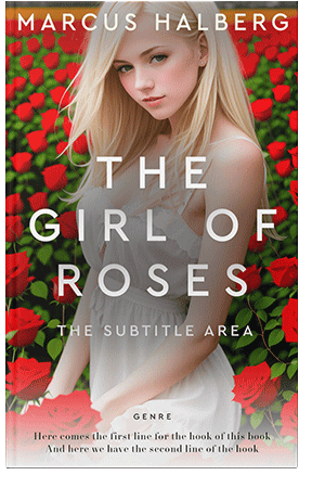 Pre Made Book Cover Soft Amber