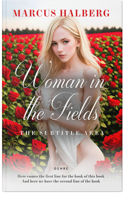 Front view of Soft Amber #26975 - Premade Erotica Book Cover