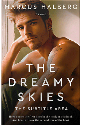 Pre Made Book Cover Bronze