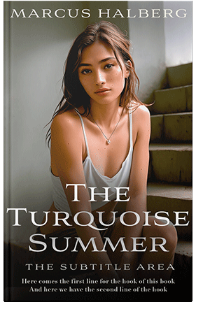 Pre Made Book Cover Black Marlin