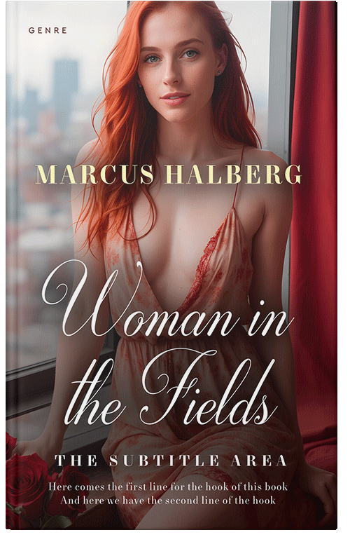 Front view of Premade Erotica Book Cover - Saddle