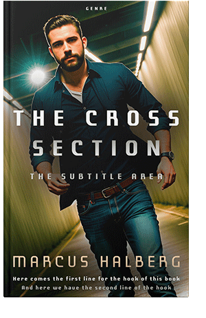 Pre Made Book Cover Log Cabin