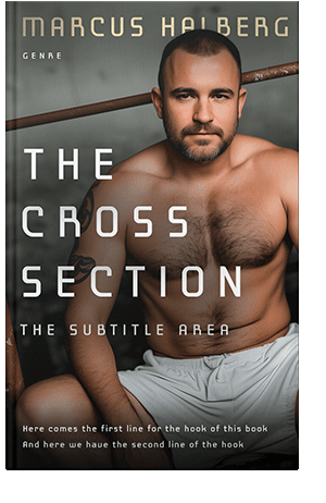 Pre Made Book Cover Taupe