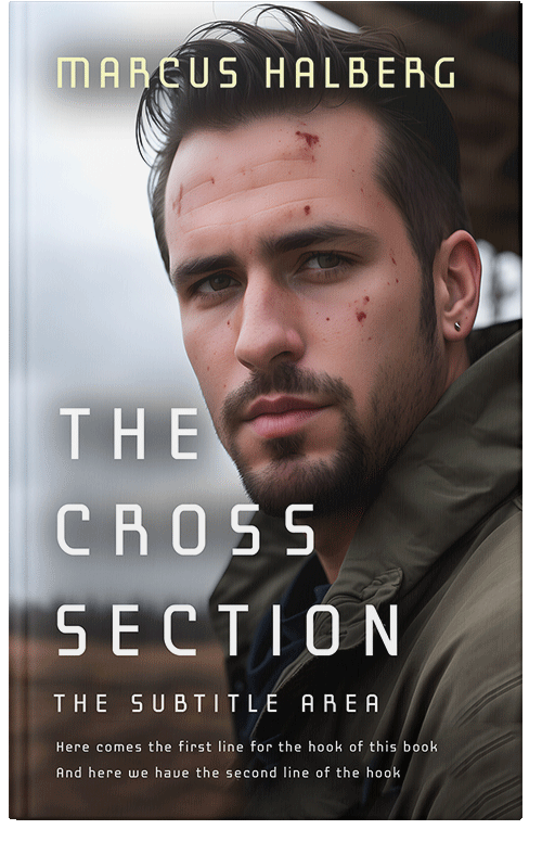 Front view of Premade Mystery & Thriller & Suspense Book Cover - Cocoa Brown