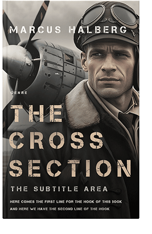 Pre Made Book Cover Soft Amber