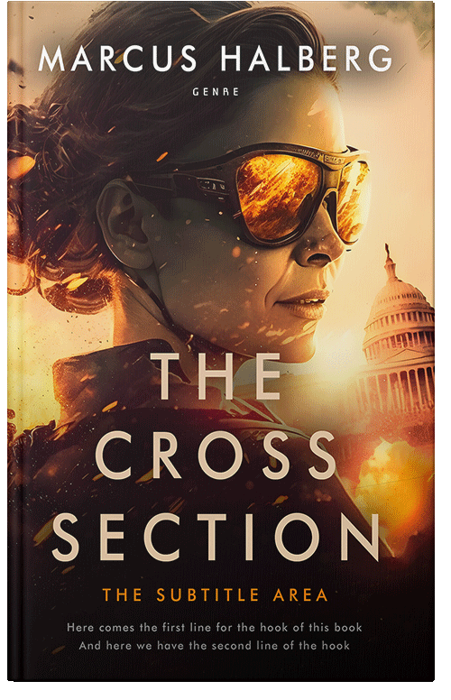 Front view of Coffee Bean #27014 - Premade Mystery & Thriller & Suspense Book Cover