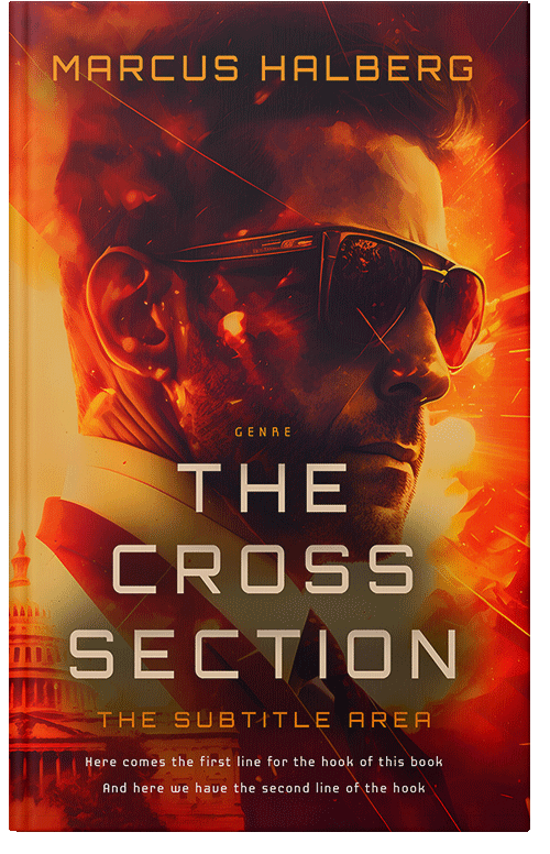 Front view of Zest #27017 - Premade Mystery & Thriller & Suspense Book Cover