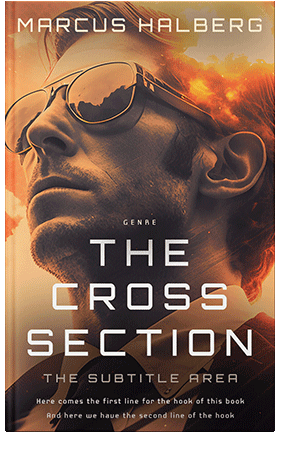 Pre Made Book Cover Woody Brown