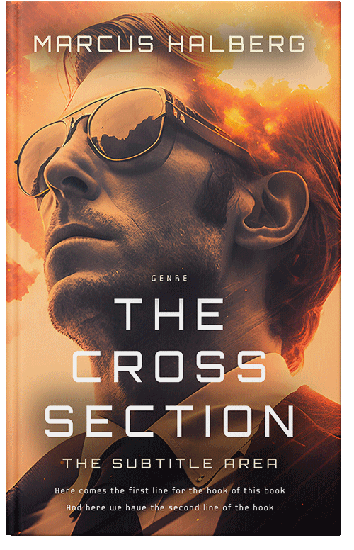 Front view of Premade Mystery & Thriller & Suspense Book Cover - Woody Brown