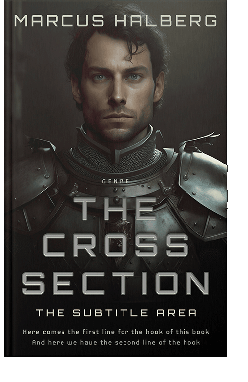 Front view of Zeus #27019 - Premade Historical Book Cover