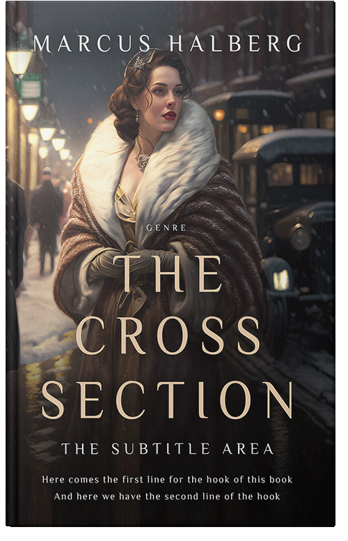 Front view of Premade Historical Book Cover - Thunder