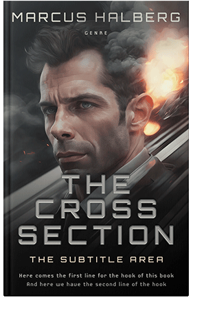 Pre Made Book Cover Cod Gray