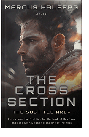 Pre Made Book Cover Cocoa Brown