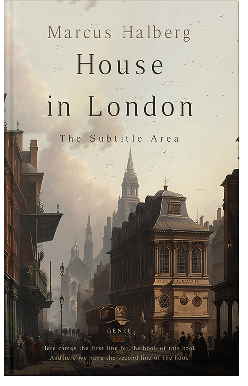 Front view of Zeus #27038 - Premade Historical Book Cover