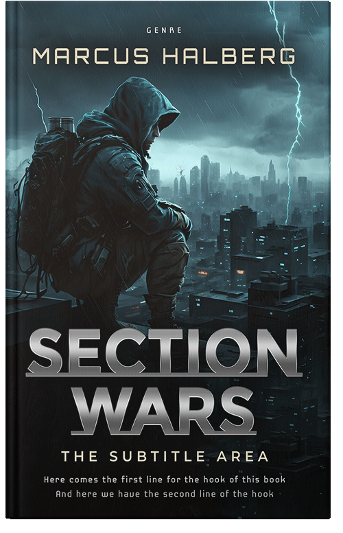 Front view of Bunker #27046 - Premade Mystery & Thriller & Suspense Book Cover