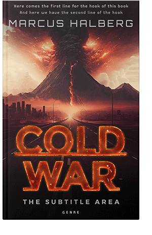 Pre Made Book Cover Burning Sand