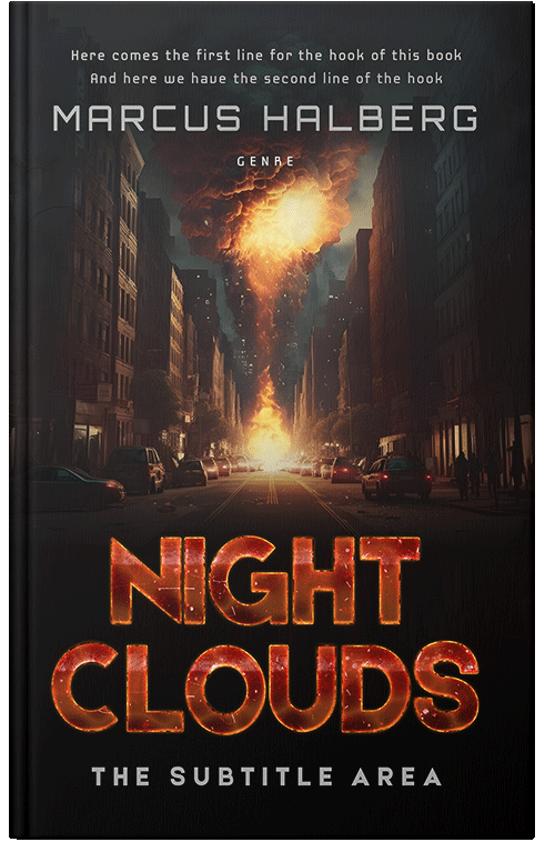 Front view of Cocoa Brown #27052 - Premade Apocalyptica Book Cover