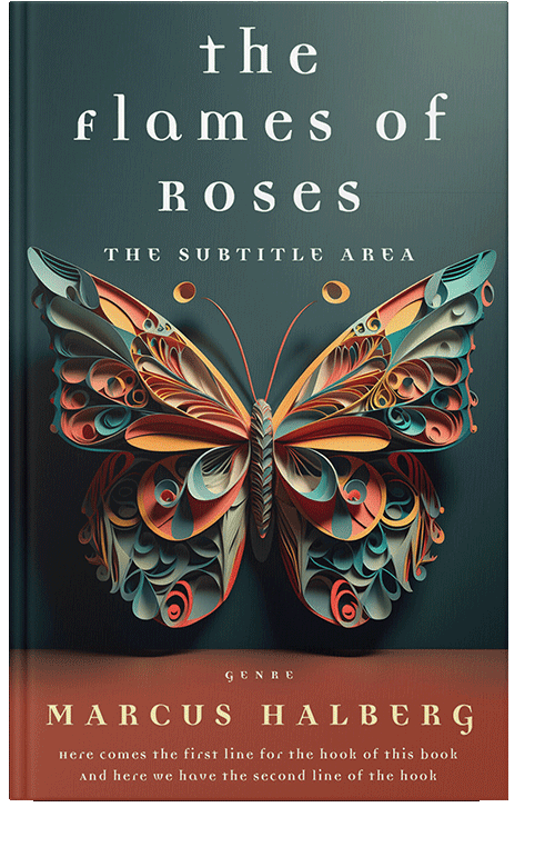 Front view of Outer Space #27055 - Premade Poetry Book Cover