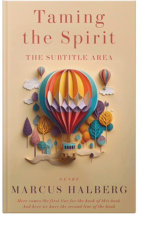 Pre Made Book Cover Brandy