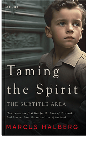 Pre Made Book Cover Log Cabin