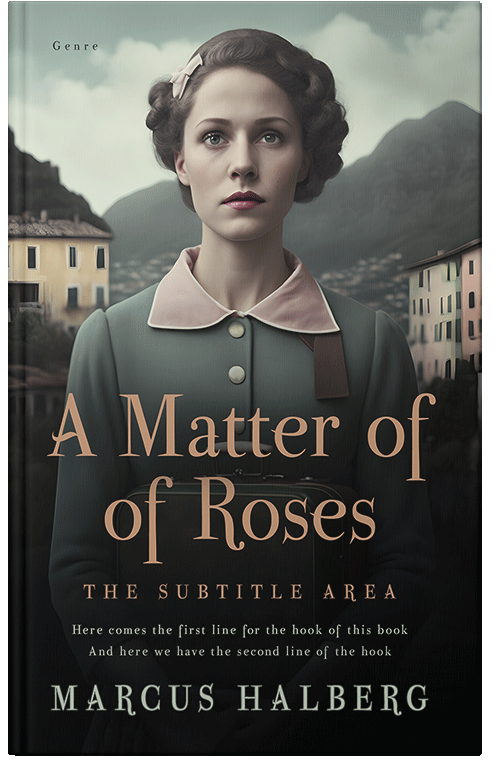 Front view of Bison Hide #27080 - Premade Romance Book Cover