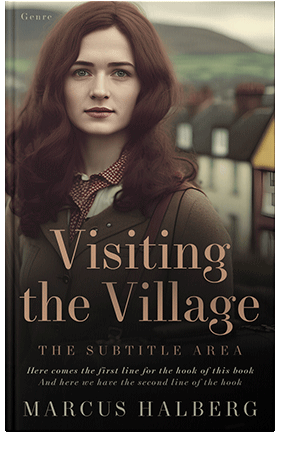 Pre Made Book Cover Gondola