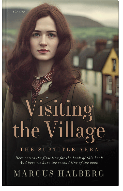 Front view of Premade Romance Book Cover - Gondola