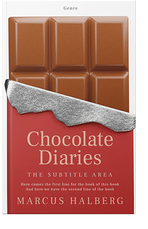 Pre Made Book Cover Medium Carmine