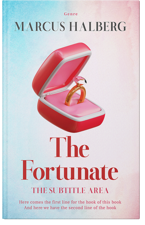 Front view of Athens Gray #27088 - Premade Romance Book Cover