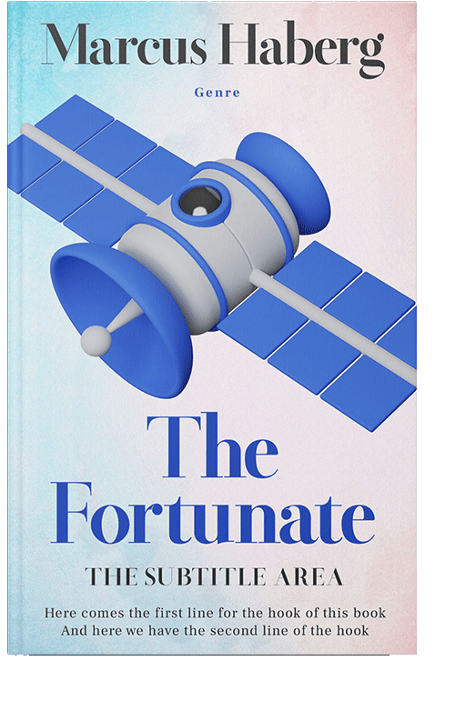 Front view of Indigo #27093 - Premade Science Fiction Book Cover