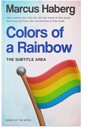 Pre Made Book Cover Catskill White