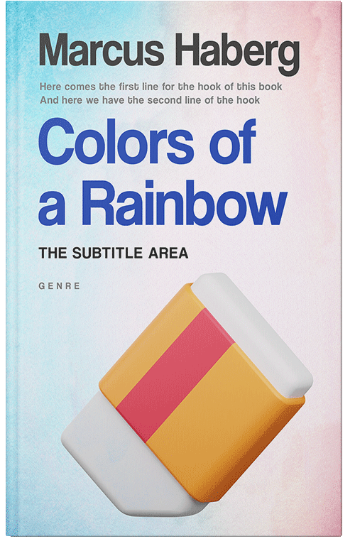 Front view of Athens Gray #27099 - Premade Abstract Book Cover